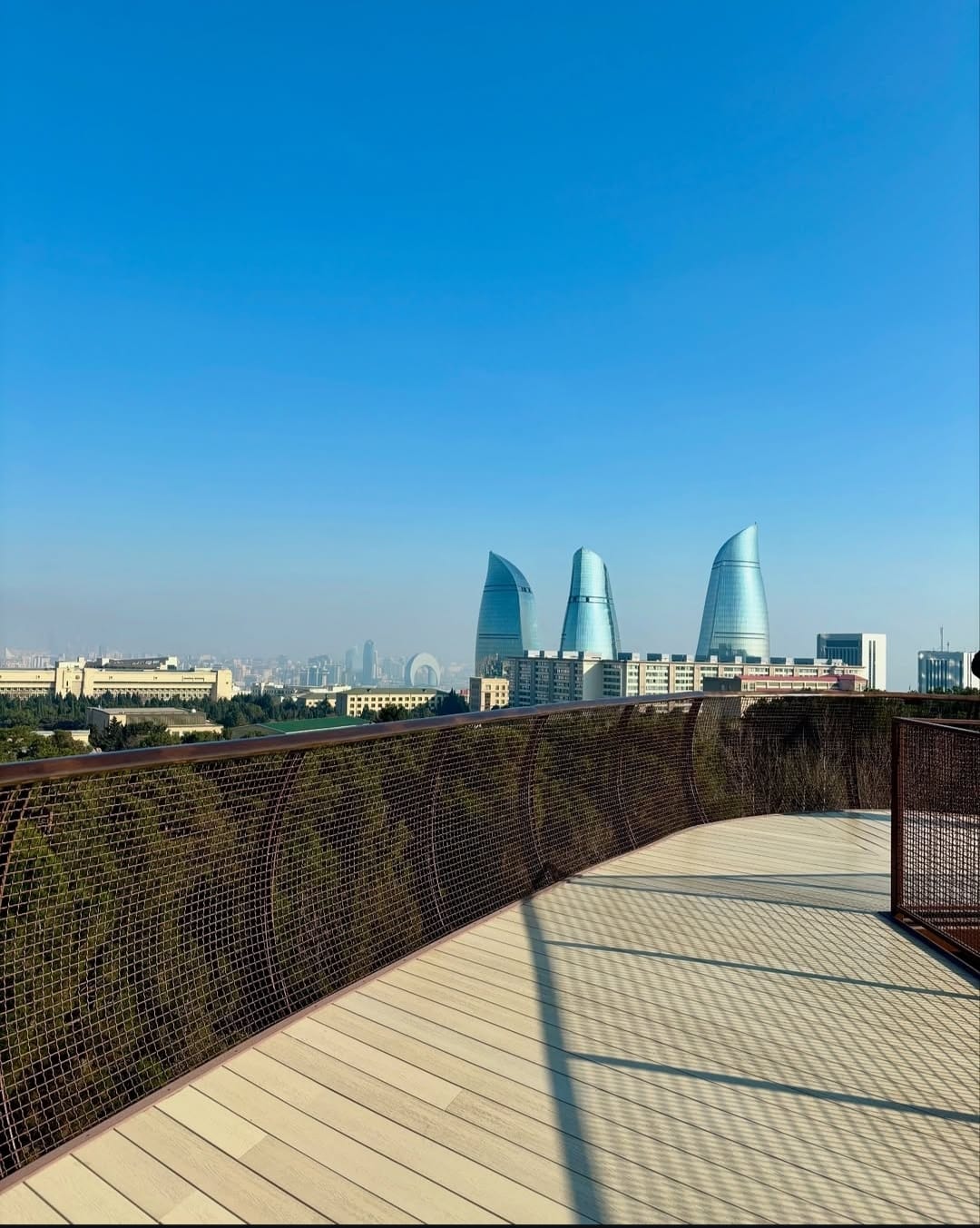 A modern and aesthetically pleasing bridge which opened at the Central Botanical Garden